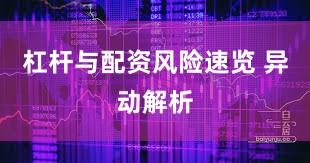 杠杆与配资风险速览 异动解析