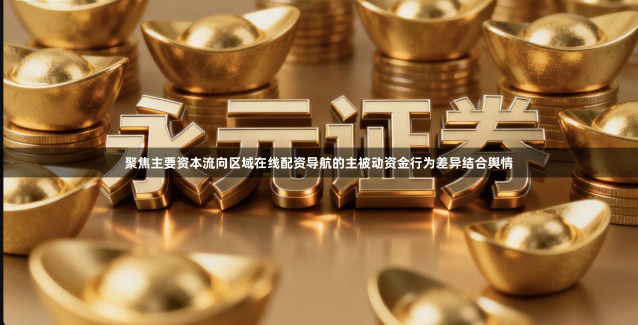 聚焦主要资本流向区域在线配资导航的主被动资金行为差异结合舆情